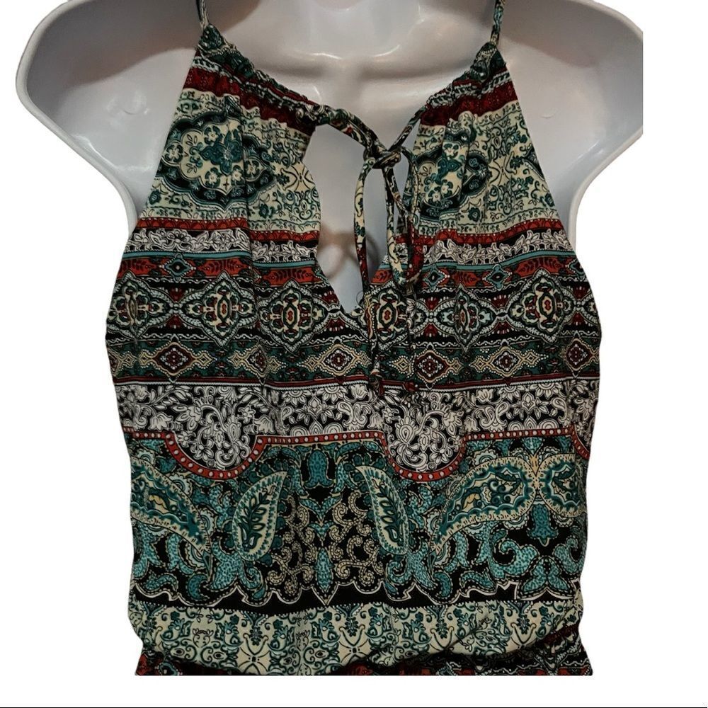 Sweet Storm Multi-Pattern Maxi Dress - Picture 2 of 6